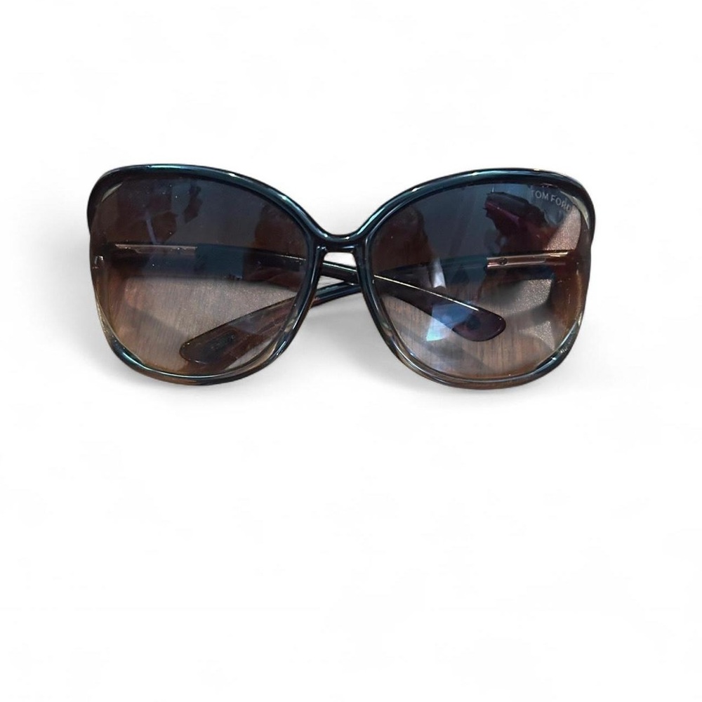 New with box and authentication Tom Ford Black and Brown Oversized Sunglasses